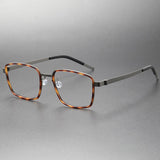 Titanium Eyeglass Frames Denmark Linde 9754 Titanium No Screw Korea Glasses Frames Optical Ultra-light Business Glasses