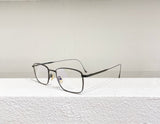 Japanese Designer Retro Glasses Pure Titanium Square Frame  Myopia Glasses Frame Can Equipped With Prescription Lenses MASUNA