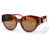 New Fashion Sunglasses Female Oversized Luxury Cat's Eye Sun Glasses High-End Designer Ladies Eyeglasses