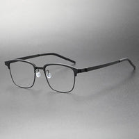 Denmark Titanium No Screw Korea Glasses Frames Optical Ultra-light Business Round Prescription Diopter 9835 Eyeglasses Men