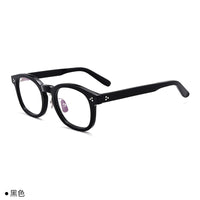 F2055 Round Acetate Men Women Retro Frame Glasses For Men and Women  Acetate myopia computer prescription glasses