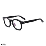 F2055 Round Acetate Men Women Retro Frame Glasses For Men and Women  Acetate myopia computer prescription glasses