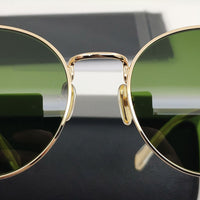 2023 New Round Sunglasses For Women Party Glass Lenses Summer Aesthetic Girl Ladies Futuristic Brand Designer For SUN GLASSES