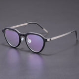 Round Glasses Light Luxury Men 1046 Denmark Titanium No Screw Korea Glasses Frames Optical Ultra-light Business Mens Glasses
