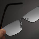 Reading Glasses For Men Denmark Linde 7519 Titanium No Screw Korea Glasses Frames Optical Ultra-light Business For Men And Women