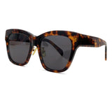 2023 New Retro Square Thick Frame Sunglasses Female Cat's Eye Large Frame Gradient Lens Luxury Sunglasses Free Shipping