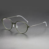 Reading Glasses For Women Men Denmark Linde 6582 Titanium No Screw Korea Glasses Frames Optical Ultra-light Business Glasses