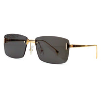 2023 Brand Designer Women Sunglasses Rimless Sun Glasses Square Eyeglasses Alloy Summer Eyewear UV400