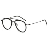 Reading Glasses For Men 5507A Denmark Titanium No Screw Glasses Frames Optical Ultra-light Business Round  Prescription Glass