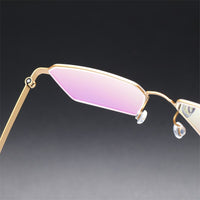 Suqare Denmark Linde 9628 Titanium No Screw Korea Glasses Frames Optical Ultra-light Business Eyeglasses Men