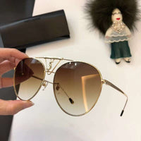 S-sunglasses Retro Classic Aviator Polarized Sunglasses Mens Womens Metal Pilot Sunglasses for YSL al193t