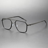 Glasses Frame For Men Denmark Linde 9753 Titanium No Screw Korea Square Glasses Frames Optical Ultra-light Business