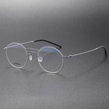 Men Glasses Frame 5518 Denmark Titanium No Screw Korea Optical Ultra-light Business Round Prescription Diopter For Reading