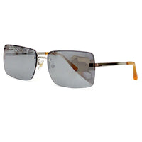 2023 New Half-Frame Rectangular Sunglasses Ladies Retro Design Ladies Gradient Lens Sunglasses Fashion Summer New