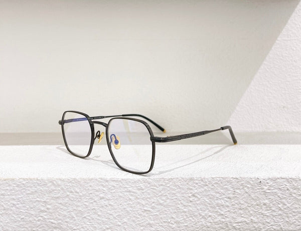 Japanese Handmade Glasses Frame Retro Myopia Frame Handmade Frame Square Pure Titanium Frame MIMOSA