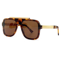 New Big Frame Sunglasses Fashion Retro Design Sunglasses Summer Square Eyeglasses High-End Summer Glasses