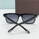 Luxury Men's Sunglasses Tom For Acetate Retro Rectangular Men's Sunglasses FT0906 Sunglasses Women Luxury Brand Designer