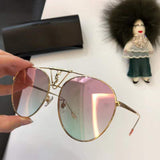 S-sunglasses Retro Classic Aviator Polarized Sunglasses Mens Womens Metal Pilot Sunglasses for YSL al193t