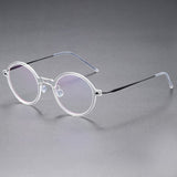 Glasses Men 6508 Denmark Titanium No Screw Korea Glasses Frames Optical Ultra-light Business Prescription glasses