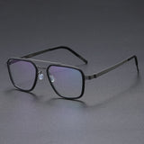 Men Glasses 9743 Denmark Titanium No Screw Korea Glasses Frames Optical Ultra-light Business Square Women lens Frame