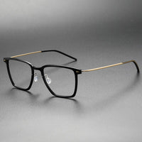Fashion Square Denmark Linde 6554 Titanium No Screw Korea Glasses Frames Optical Ultra-light Frame For Men Women