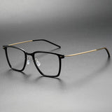 Fashion Square Denmark Linde 6554 Titanium No Screw Korea Glasses Frames Optical Ultra-light Frame For Men Women