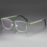 Woman's Eyeglass Denmark Linde 7426 Titanium No Screw Korea Glasses Frames Optical Ultra-light Business Titanium Eyeglass Frames