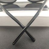 Oval Black 2022 Steampunk Fashion Acetate Sunglasses For Women Girl Men Brand Designer Weird Summer Shades For Sun Glasses UV400