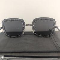 Sale Rimless Gold Chain Brand Shades Sunglasses For Women Metal Girl Party Retro Sunglasses Aesthetic Rimless Trendy Sun Glasses