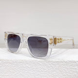 Luxruy Brand Women's Glasses For The Sun DTS418 Square Acetate Retro Men's Sunglasses Women's Glasses For The Sun