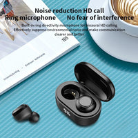 E-electronic A6 TWS 5.0 Bluetooth Earphone Noise Cancelling Headset With Mic Handsfree Earbuds For Xiaomi Redmi Airdots Wireless Earbud Control Headphones LED Display Sports Waterproof Headset