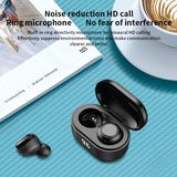 E-electronic A6 TWS 5.0 Bluetooth Earphone Noise Cancelling Headset With Mic Handsfree Earbuds For Xiaomi Redmi Airdots Wireless Earbud Control Headphones LED Display Sports Waterproof Headset
