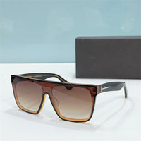 Women's Glasses For The Sun Female Sunglasses Tom For Acetate Rectangle Retro Women's Sunglasses FT0709 Business Sunglasses Men