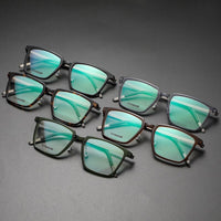 Square Glasses Frame For Men 1844 Denmark Titanium No Screw Korea Glasses Frames Optical Ultra-light Business Frame Glasses