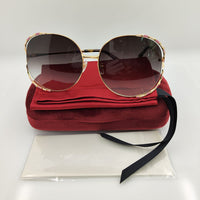 Aesthetic LIGHTER Big Frame Round Sunglasses For Women Retro Pink Fashion Girl Gafas Brand Designer Shades For Sun Glasses UV400