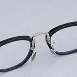 Japanese Handmade Designer Brand Eyeglasses Frames YELLOW Tortoise Men Acetate Myopia glasses Women Retro Square Eyewear