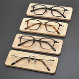XQ2615 Square retro myopia Oval glasses frame for men and women  myopia  prescription myopia  Plate eyeglass frame full frame
