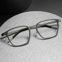 Eyeglasses Denmark Linde 9749 Titanium No Screw Korea Glasses Frames Optical Ultra-light Square Eyeglass Frames