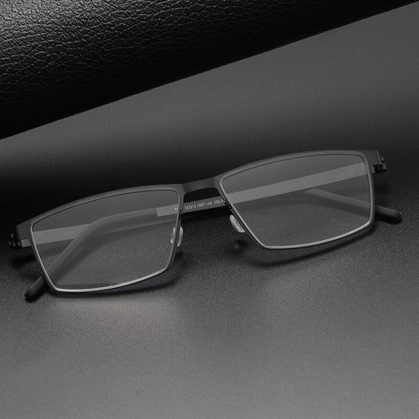 Reading Glasses For Men Denmark Linde 7519 Titanium No Screw Korea Glasses Frames Optical Ultra-light Business For Men And Women