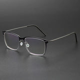 High Quality 6505 Glasses Frame Denmark Linde Titanium No Screw Korea Glasses Frames Optical Glasses