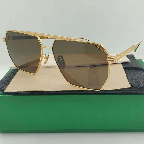 2022 Sale Women Car Driving Sunglasses For Girl Shades Party Metal Frame Fashion Weird Brand Designer Large Summer Sun Glasses