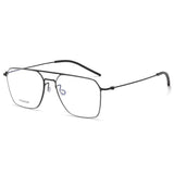 Fashion 5517 High Quality Denmark Titanium No Screw Men Glasses Frames Optical Ultra-light Business Suqare Computer Reading