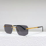 THE MENTALST I Germany Luxury Pure Titanium Polygon Round Sunglasses Men Business Original Quality Designer Eyeglasses With Case