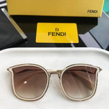 S-sunglasses Fendi Aviator Large Metal Unisex Sunglasses Designer Polarized 100% UV Protection For 0387