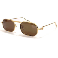 Vintage Fashion 2021 New Sunglasses Rectange Frameless Shades Gradient UV400 Summer Traveling Sun Glasses for Women