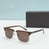 Acetate Luxury Sunglasses Female Male Tom For Rectangle Retro Sunglasses Women FT0997 Sunglasses Women Luxury Brand Designer