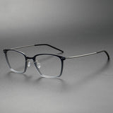 Men's Eyeglasses Frame 6536 Denmark Titanium No Screw Glasses Frames Optical Ultra-light Business Square Prescription Diopter