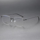 Handmade High Quality 5511 Denmark Titanium No Screw Korea Glasses Frames Optical Ultra-light Business Square Men Glasses Frame