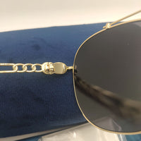 2022 Aesthetic Chain Personality Sunglasses For Women Square Brand Designer Fashion Summer Shades Girls For Sun Glasses UV400