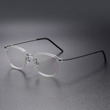 Prescription Glasses 6510 Denmark Titanium No Screw Korea Glasses Frames Optical Ultra-light Business Men's Glasses For Reading